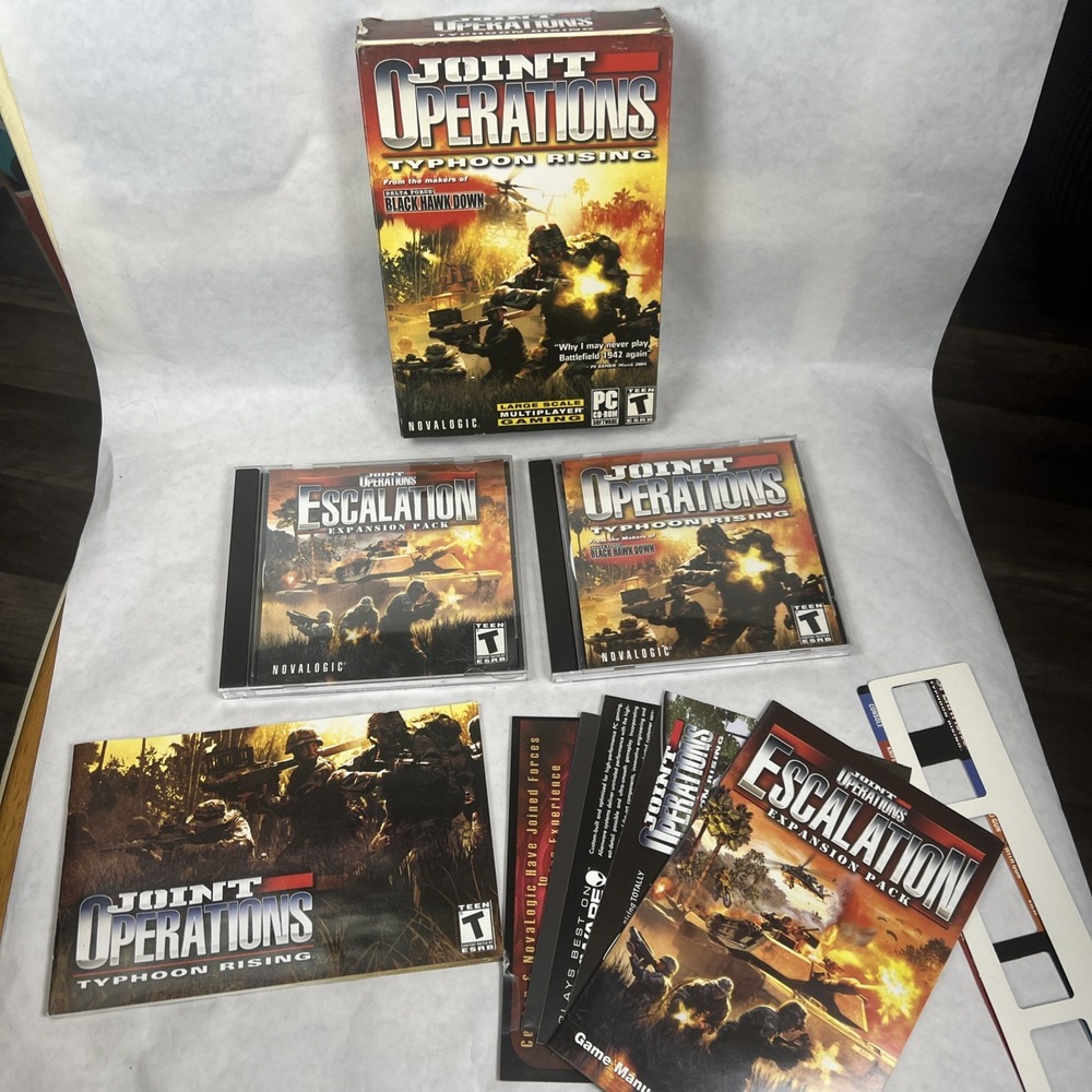Joint Operations: Typhoon Rising (PC, 2004, NovaLogic) Delta Force Complete